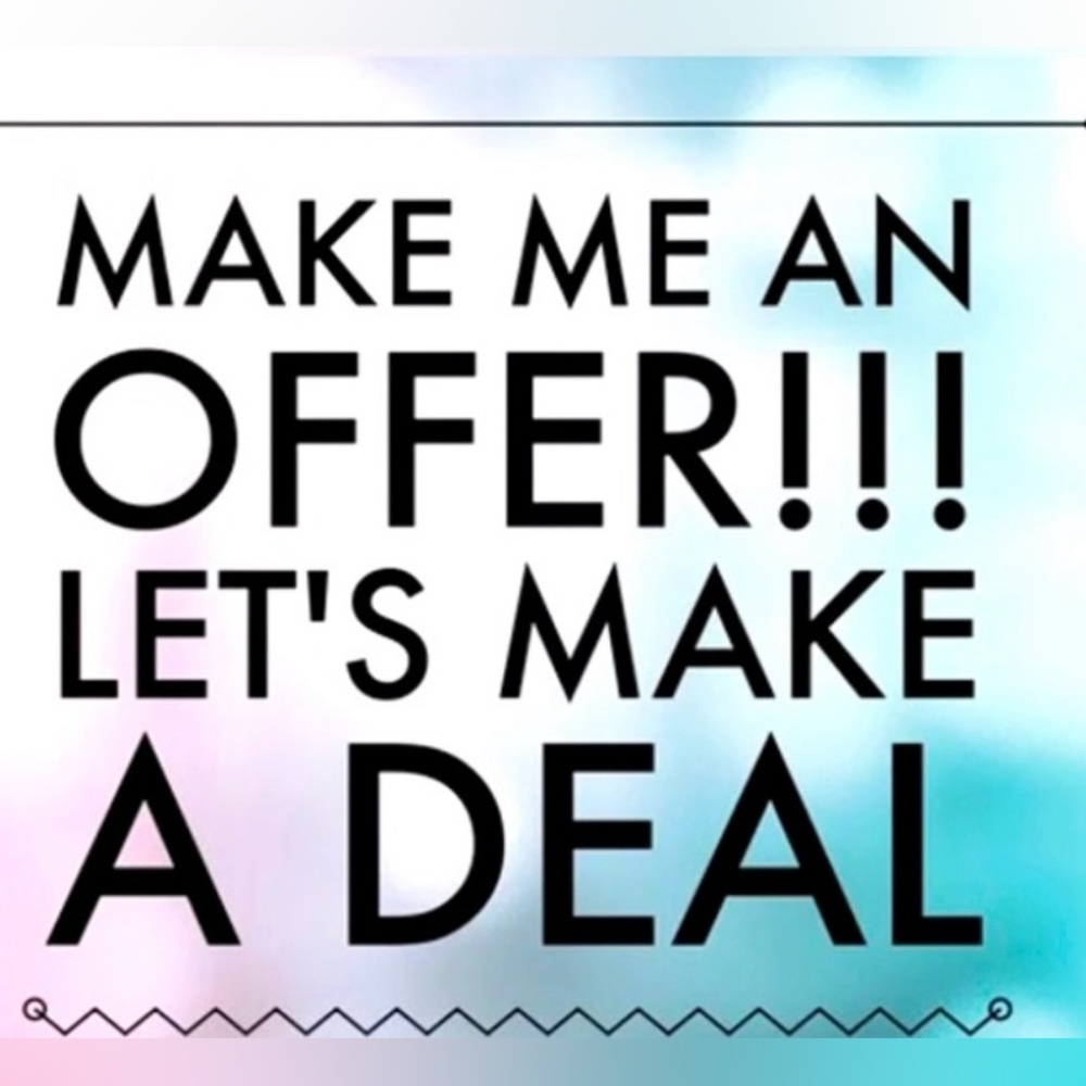 Reasonable offers accepted